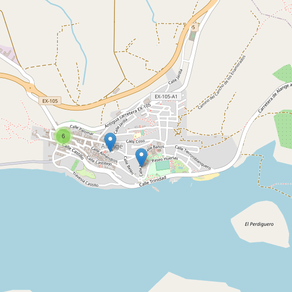 Mapa de bares en Alange Thumbnail