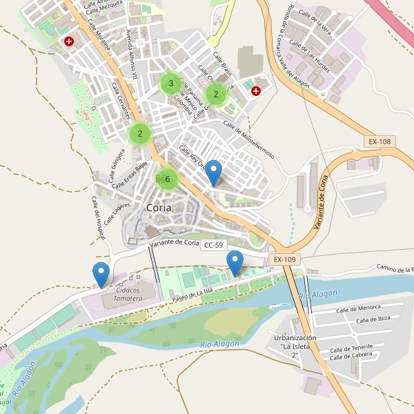 Mapa de bares en Coria Thumbnail