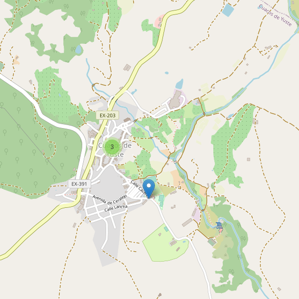 Mapa de bares en Cuacos de Yuste Thumbnail