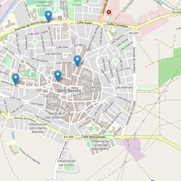 Mapa de bares en Don Benito Thumbnail