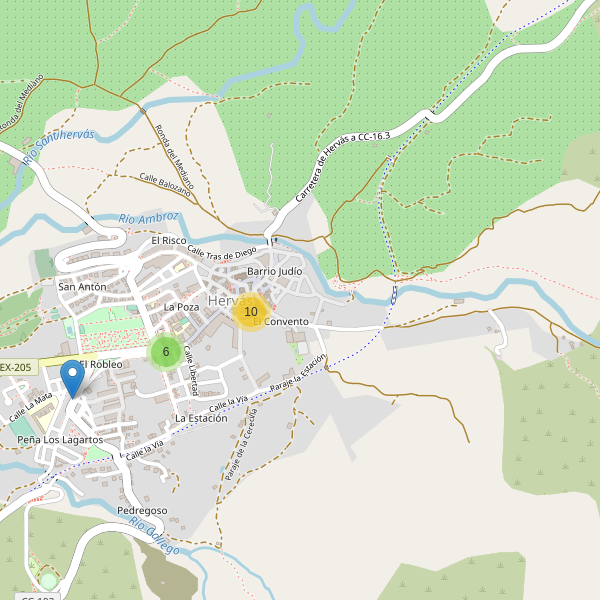 Mapa de bares en Hervás Thumbnail