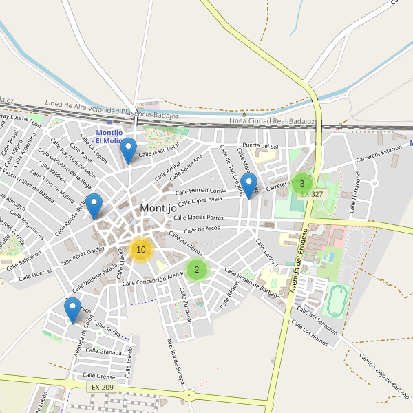 Mapa de bares en Montijo Thumbnail