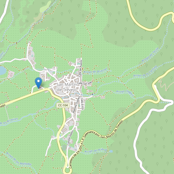 Mapa de bares en San Martín de Trevejo Thumbnail