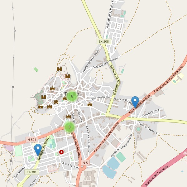 Mapa de bares en Trujillo Thumbnail