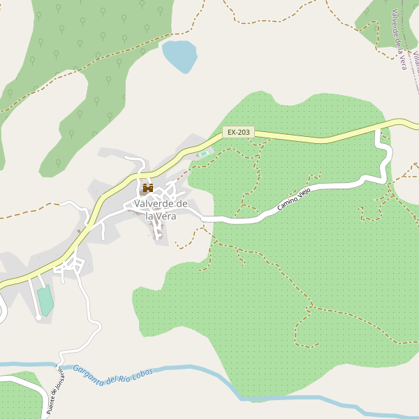 Mapa de bares en Valverde de la Vera Thumbnail