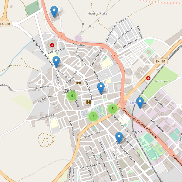 Mapa de bares en Zafra Thumbnail