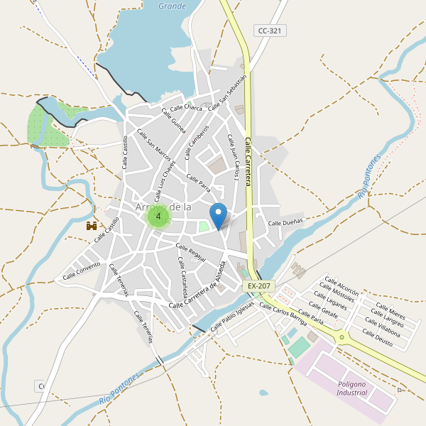 Mapa de cajeros-automaticos en Arroyo de la Luz Thumbnail