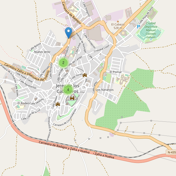 Mapa de cajeros-automaticos en Jerez de los Caballeros Thumbnail