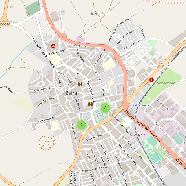 Mapa de cajeros-automaticos en Zafra Thumbnail