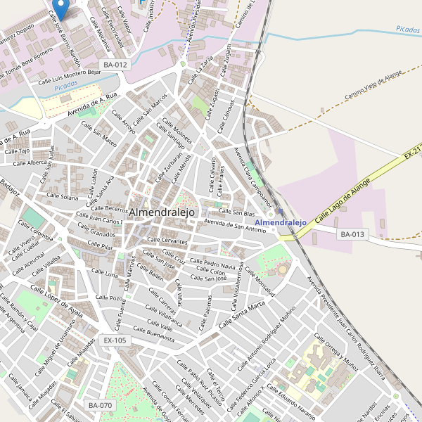 Thumbnail Mapa de cines en Almendralejo