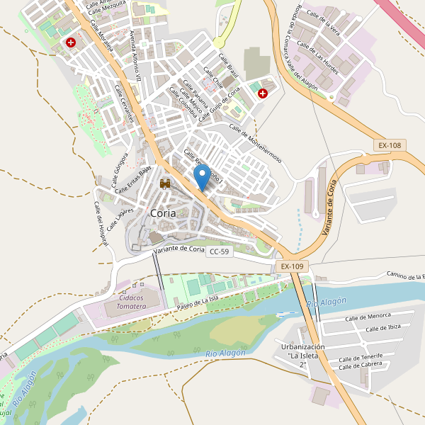 Thumbnail Mapa de cines en Coria