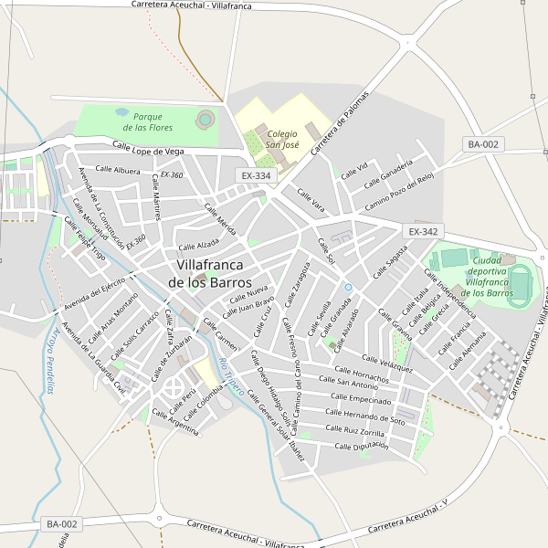 Thumbnail Mapa de cines en Villafranca de los Barros