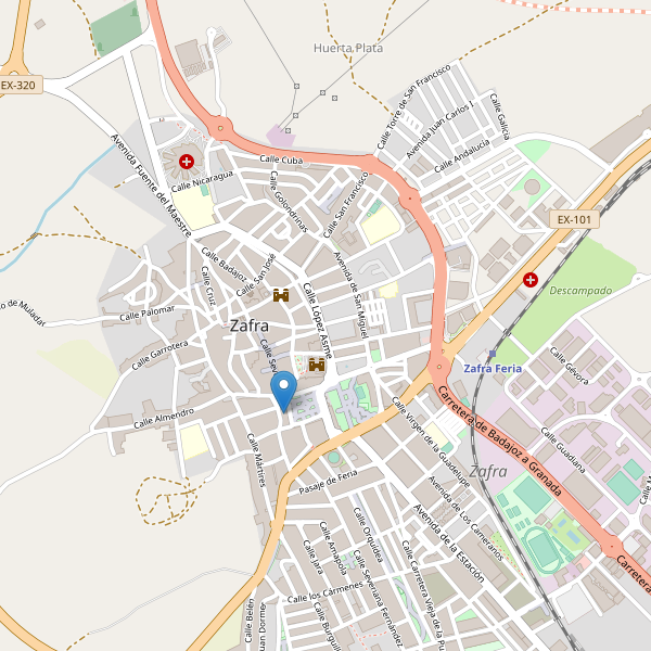 Thumbnail Mapa de cines en Zafra