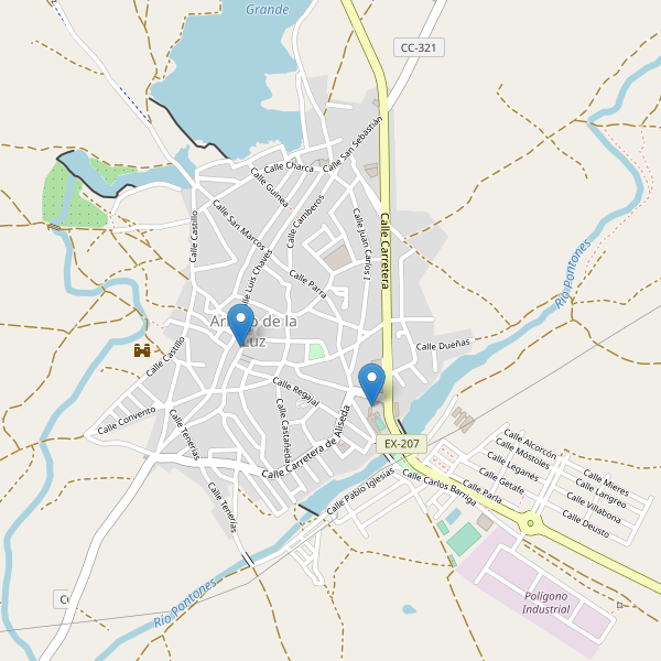 Mapa de escuelas en Arroyo de la Luz Thumbnail