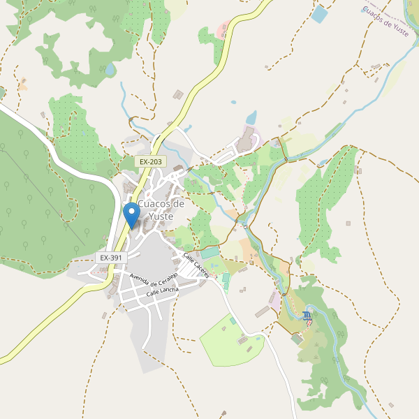 Mapa de escuelas en Cuacos de Yuste Thumbnail