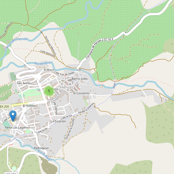 Mapa de escuelas en Hervás Thumbnail