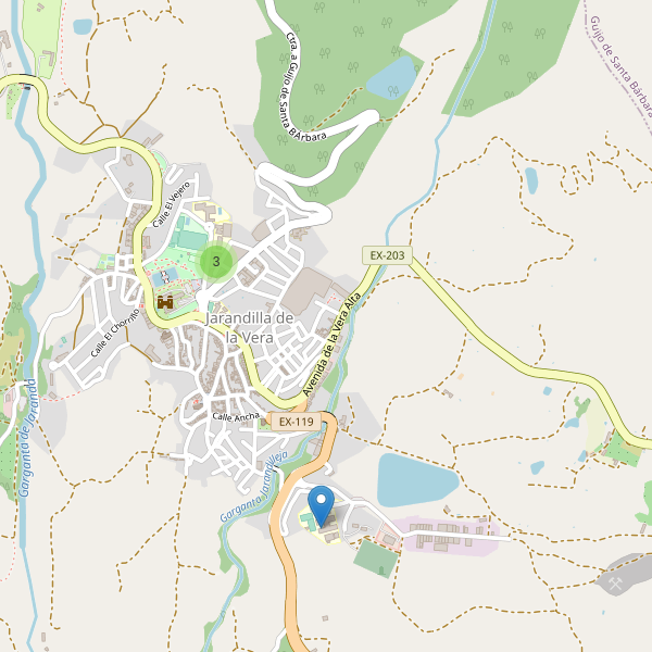 Mapa de escuelas en Jarandilla de la Vera Thumbnail