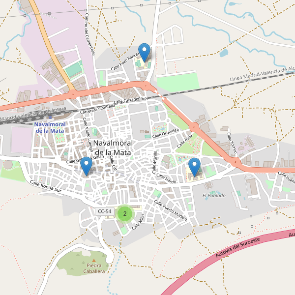 Mapa de escuelas en Navalmoral de la Mata Thumbnail