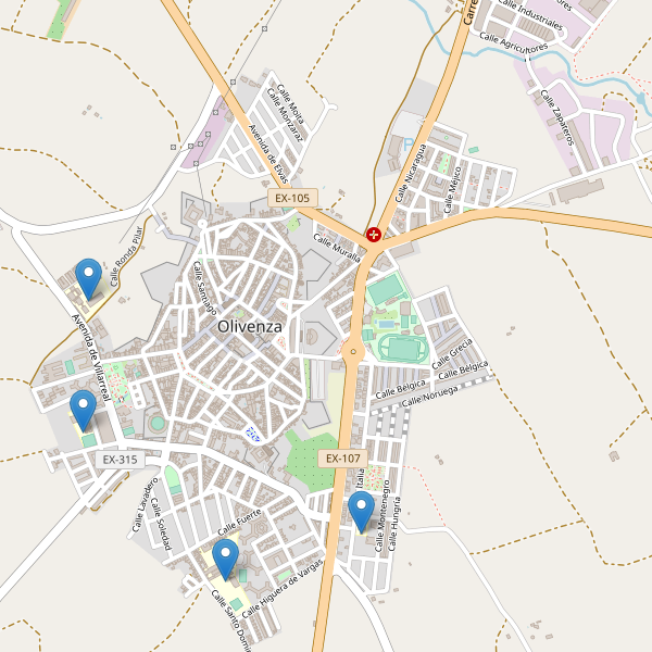 Mapa de escuelas en Olivenza Thumbnail