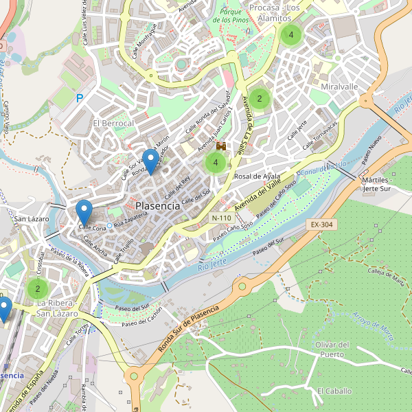 Mapa de escuelas en Plasencia Thumbnail