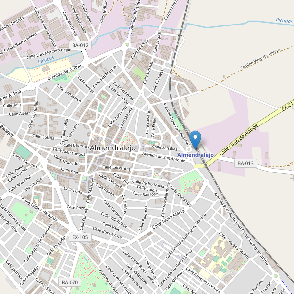 Mapa de estaciones en Almendralejo Thumbnail