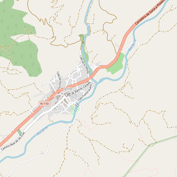 Mapa de estaciones en Jerte Thumbnail