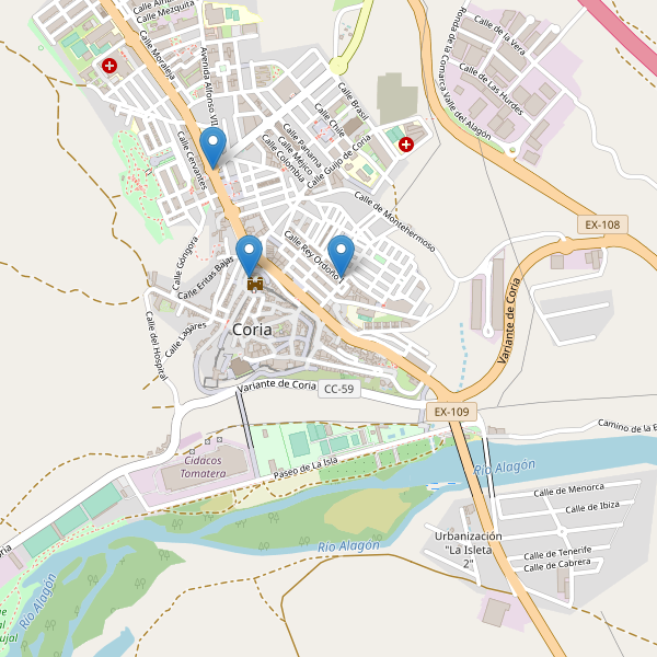 Thumbnail Mapa de farmacias en Coria
