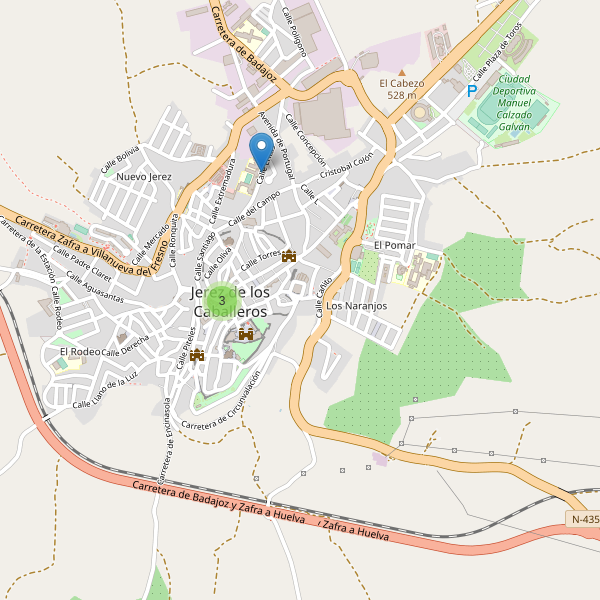 Thumbnail Mapa de farmacias en Jerez de los Caballeros