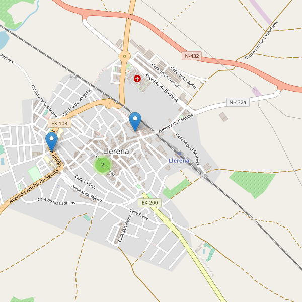 Thumbnail Mapa de farmacias en Llerena