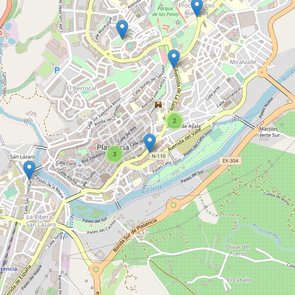 Thumbnail Mapa de farmacias en Plasencia