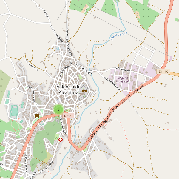 Thumbnail Mapa de farmacias en Valencia de Alcántara