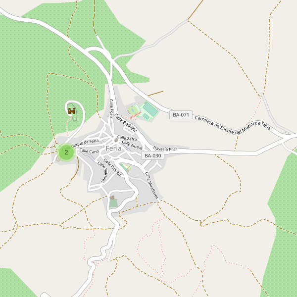 Thumbnail Mapa de hoteles en Feria