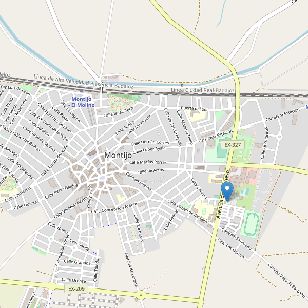 Thumbnail Mapa de hoteles en Montijo