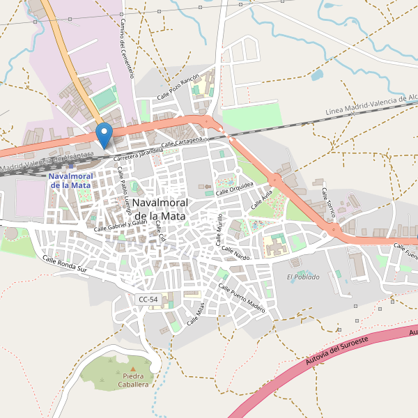 Thumbnail Mapa de hoteles en Navalmoral de la Mata