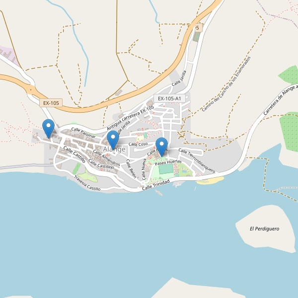 Mapa de iglesias en Alange Thumbnail