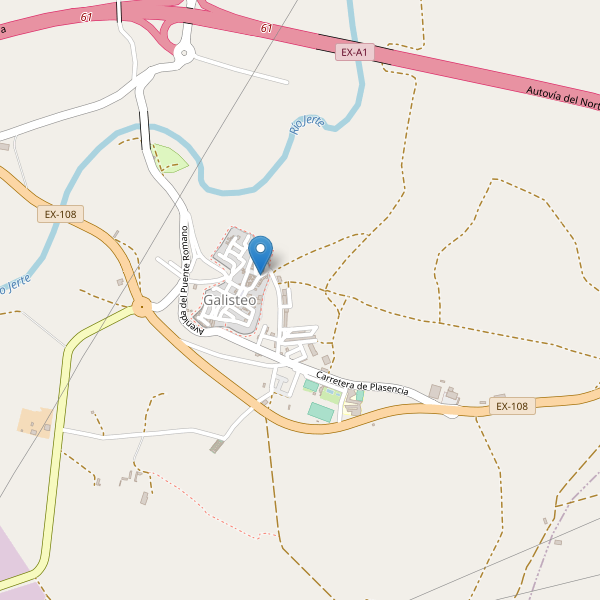 Mapa de iglesias en Galisteo Thumbnail