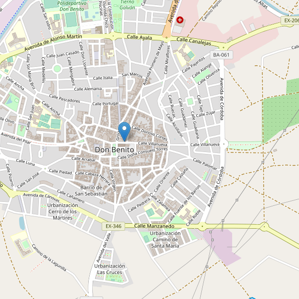 Mapa de mercados en Don Benito Thumbnail