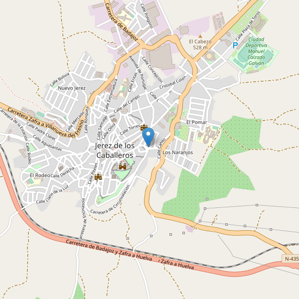 Mapa de mercados en Jerez de los Caballeros Thumbnail