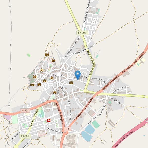 Mapa de mercados en Trujillo Thumbnail