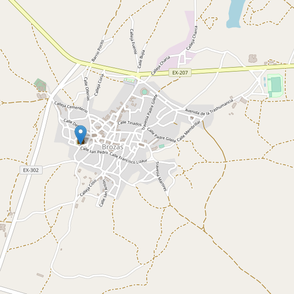 Mapa de monumentos en Brozas Thumbnail