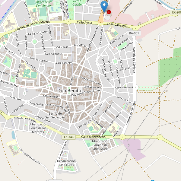 Mapa de monumentos en Don Benito Thumbnail