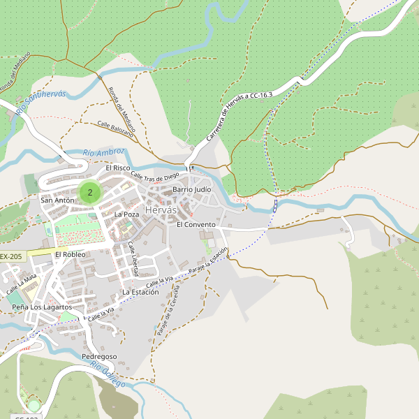 Mapa de monumentos en Hervás Thumbnail