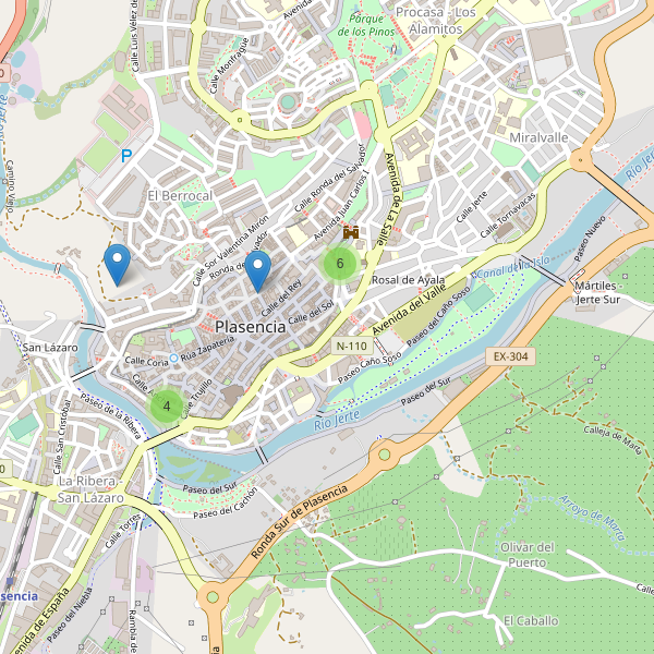 Mapa de monumentos en Plasencia Thumbnail