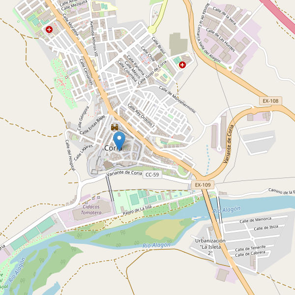 Thumbnail Mapa de museos en Coria