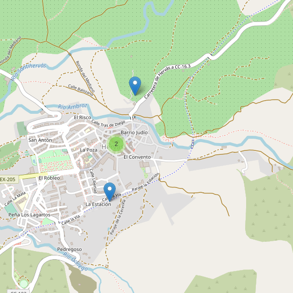 Thumbnail Mapa de museos en Hervás