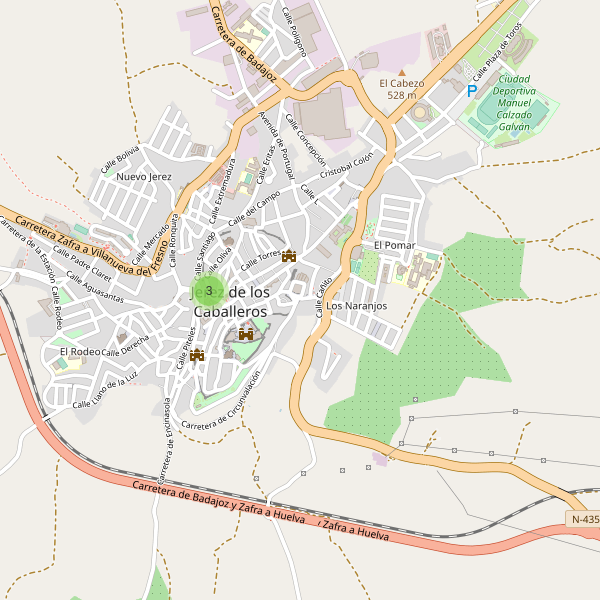 Thumbnail Mapa de museos en Jerez de los Caballeros