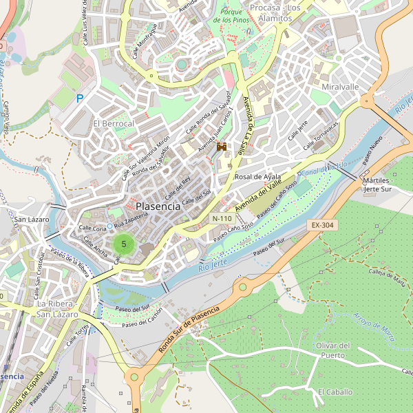 Thumbnail Mapa de museos en Plasencia