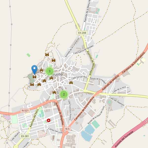 Thumbnail Mapa de museos en Trujillo