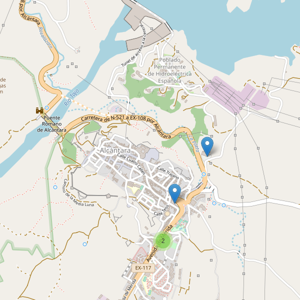 Thumbnail Mapa de restaurantes en Alcántara