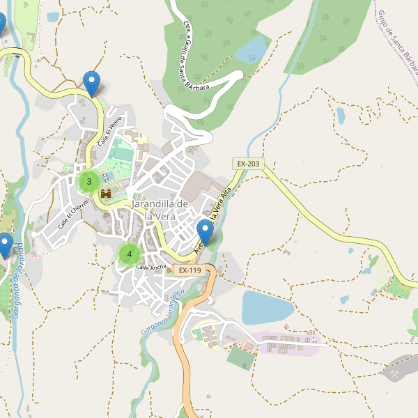 Thumbnail Mapa de restaurantes en Jarandilla de la Vera